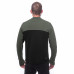 SENSOR COOLMAX THERMO pánská mikina celozip černá/olive green