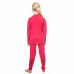 SENSOR MERINO AIR SET dětský triko dl.rukáv + spodky magenta