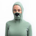 SENSOR MERINO DF dámské triko dl.rukáv s kapucí basil green
