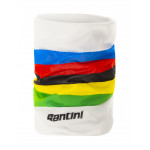 SANTINI Nákrčník UCI World Champion White