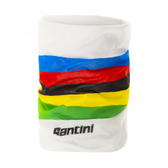 SANTINI Nákrčník UCI World Champion White