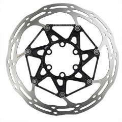 SRAM Kotouč Centerline 2 Piece 160mm Black (v balení titanové šrouby) Rounded, 6děr