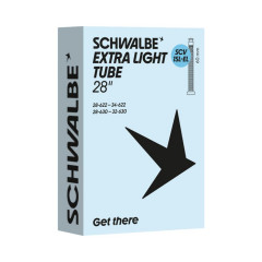 SCHWALBE duše 28" SCV15 L- EL extra light 28/34-622/630 ventilek 60mm černý