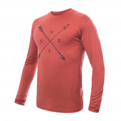 SENSOR MERINO ACTIVE SNSR pánské triko dl.rukáv terracotta