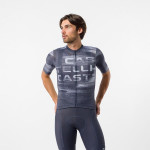 CASTELLI pánský dres Stratus Logo, twilight blue