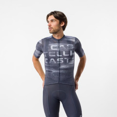 CASTELLI pánský dres Stratus Logo, twilight blue