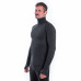 SENSOR MERINO BOLD pánské triko dl.rukáv roll neck anthracite gray