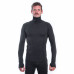 SENSOR MERINO BOLD pánské triko dl.rukáv roll neck anthracite gray