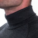 SENSOR MERINO BOLD pánské triko dl.rukáv roll neck anthracite gray