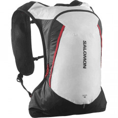 SALOMON batoh Cross 12 black/white/high risk red