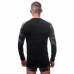 SENSOR MERINO IMPRESS pánské triko dl.rukáv černá/honeycomb