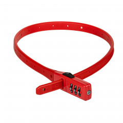 KRYPTONITE zámek Click Lock Combo Lock červená