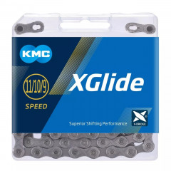 KMC X-GLIDE CUES ŠEDÝ 118ČL. BOX