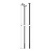MACH drát 2mm steel černý délka 295mm