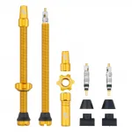 WOLF TOOTH ventilky Tubeless Valve Stem Kit 80mm zlatá