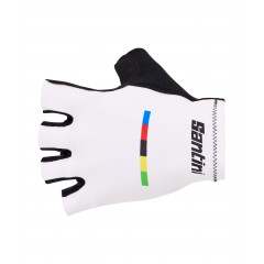 SANTINI Rukavice UCI World Champion White