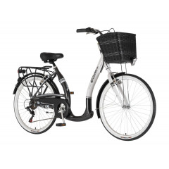 VISITOR VINTAGE 26" BÍLO/ČERNÁ