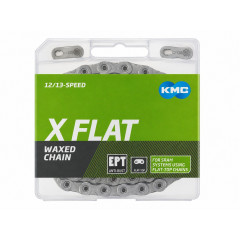 KMC X-FLAT STŘÍBRNÝ EPT WAXED BOX
