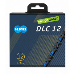 KMC DLC 12 ČERNO-MODRÝ WAXED BOX
