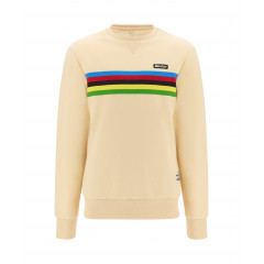 SANTINI Mikina UCI World Champion Cappuccino