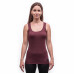 SENSOR MERINO AIR dámské triko bez rukávu port red