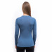 SENSOR MERINO AIR dámské triko dl.rukáv riviera blue