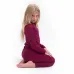 SENSOR MERINO ACTIVE SET juniorský triko dl.rukáv + spodky lilla