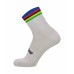 SANTINI Ponožky UCI World Champion White XL/XXL