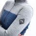 SENSOR MERINO BOLD dámské triko dl.rukáv zip cool blue/cool gray