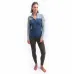 SENSOR MERINO BOLD dámské triko dl.rukáv zip cool blue/cool gray