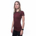 SENSOR MERINO AIR dámské triko kr.rukáv port red
