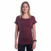 SENSOR MERINO AIR traveller dámské triko kr.rukáv port red