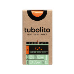 TUBOLITO Duše Road 700x23/35C – SV 80mm Orange