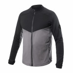 SENSOR COOLMAX THERMO pánská mikina celozip steel gray/černá