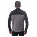 SENSOR COOLMAX THERMO pánská mikina celozip steel gray/černá