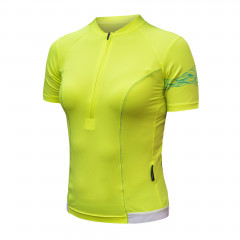 SENSOR COOLMAX ENTRY dámský dres kr.rukáv neon yellow
