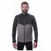 SENSOR COOLMAX THERMO pánská mikina celozip steel gray/černá