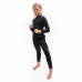 SENSOR MERINO ACTIVE SET dětský triko dl.rukáv + spodky černá