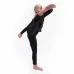 SENSOR MERINO ACTIVE SET dětský triko dl.rukáv + spodky černá