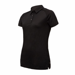 SENSOR MERINO ACTIVE polo dámské triko kr.rukáv černá