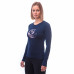 SENSOR MERINO ACTIVE FOX dámské triko dl.rukáv deep blue