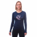SENSOR MERINO ACTIVE FOX dámské triko dl.rukáv deep blue