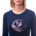 SENSOR MERINO ACTIVE FOX dámské triko dl.rukáv deep blue