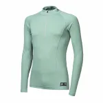SENSOR MERINO DF pánské triko dl.rukáv zip basil green