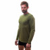 SENSOR MERINO ACTIVE TRACK pánské triko dl.rukáv safari green
