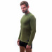 SENSOR MERINO DF pánské triko dl.rukáv safari green