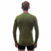 SENSOR MERINO DF pánské triko dl.rukáv safari green