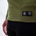 SENSOR MERINO DF pánské triko dl.rukáv safari green