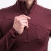 SENSOR MERINO EXTREME UP pánská mikina dl.rukáv zip port red