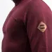 SENSOR MERINO EXTREME UP pánská mikina dl.rukáv zip port red